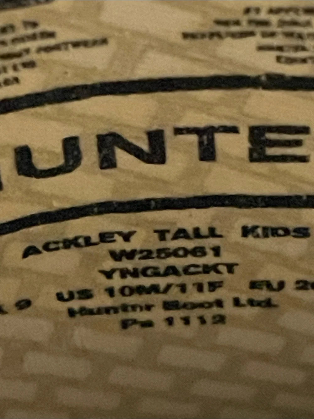 Hunter Boots for Toddler